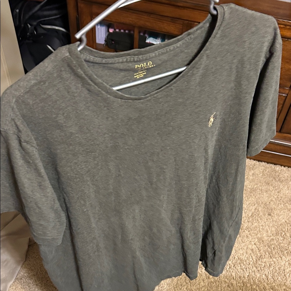 Polo by Ralph Lauren Gray Short Sleeve Tee